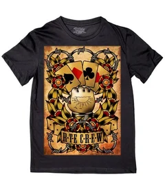 Прикольные футболки: карты рука